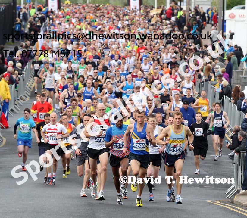 Start of the Sunderand City Half Marathon. Photo: David T. Hewitson/Sports for All Pics